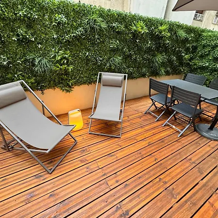 Апартаменты Elegant Central Flat With Private Terrace In Ницца