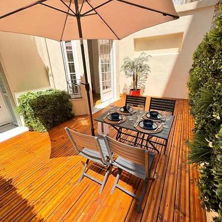 Апартаменты Elegant Central Flat With Private Terrace In Ницца